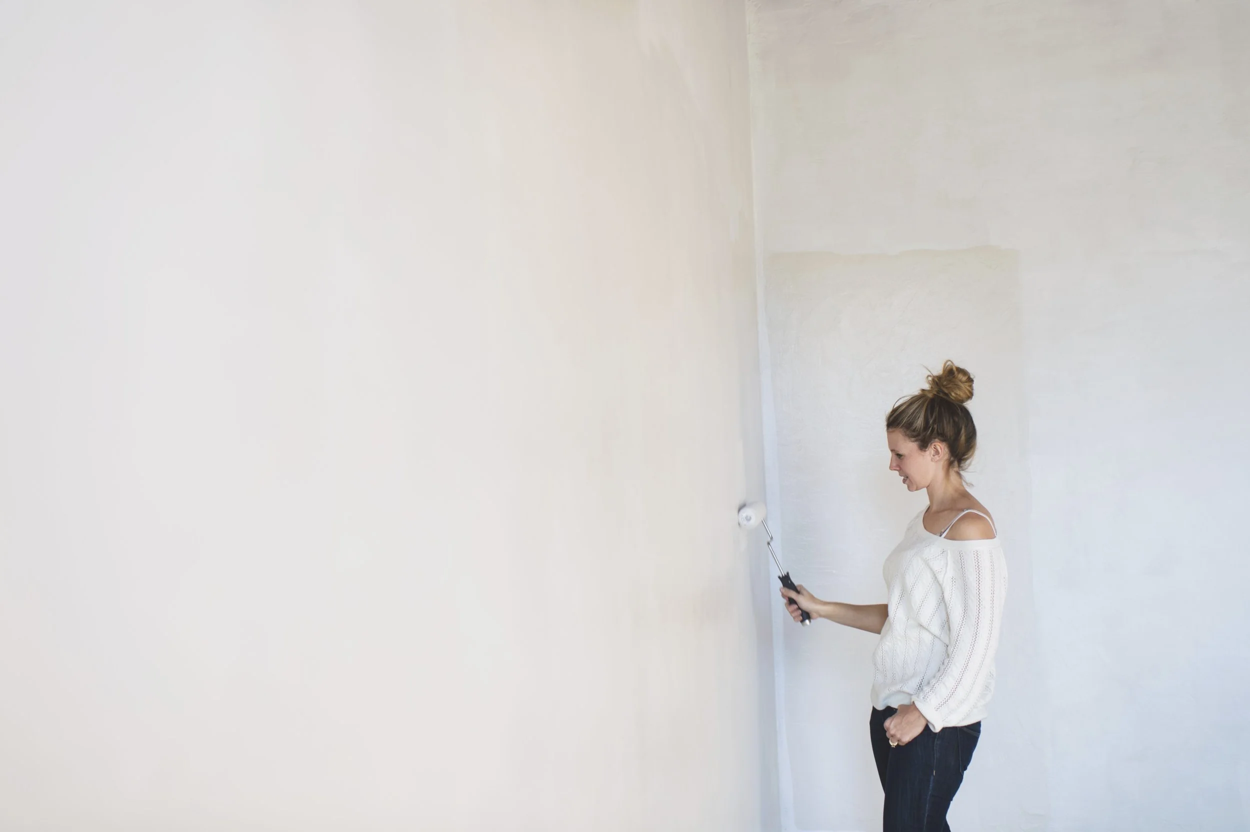 Painting a wall