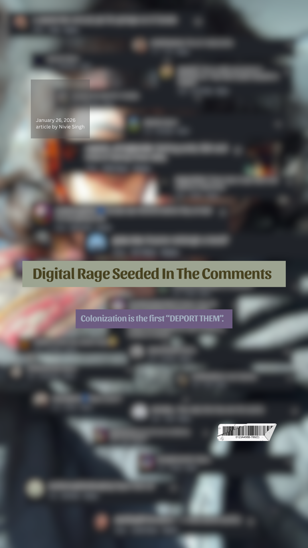 Digital Rage Seeded In The Comments
