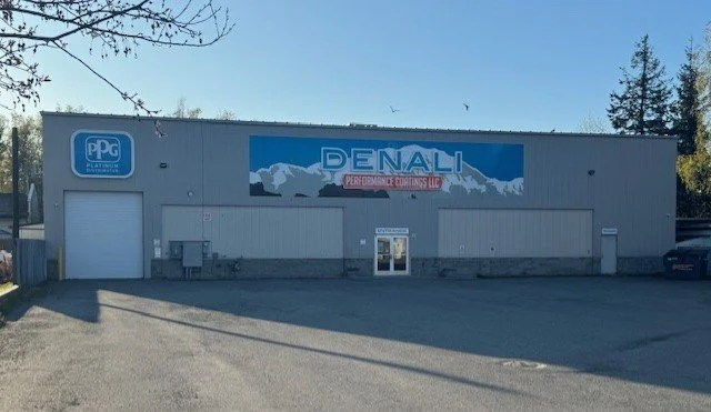Store front of alaska commercial paint supplier Anchorage