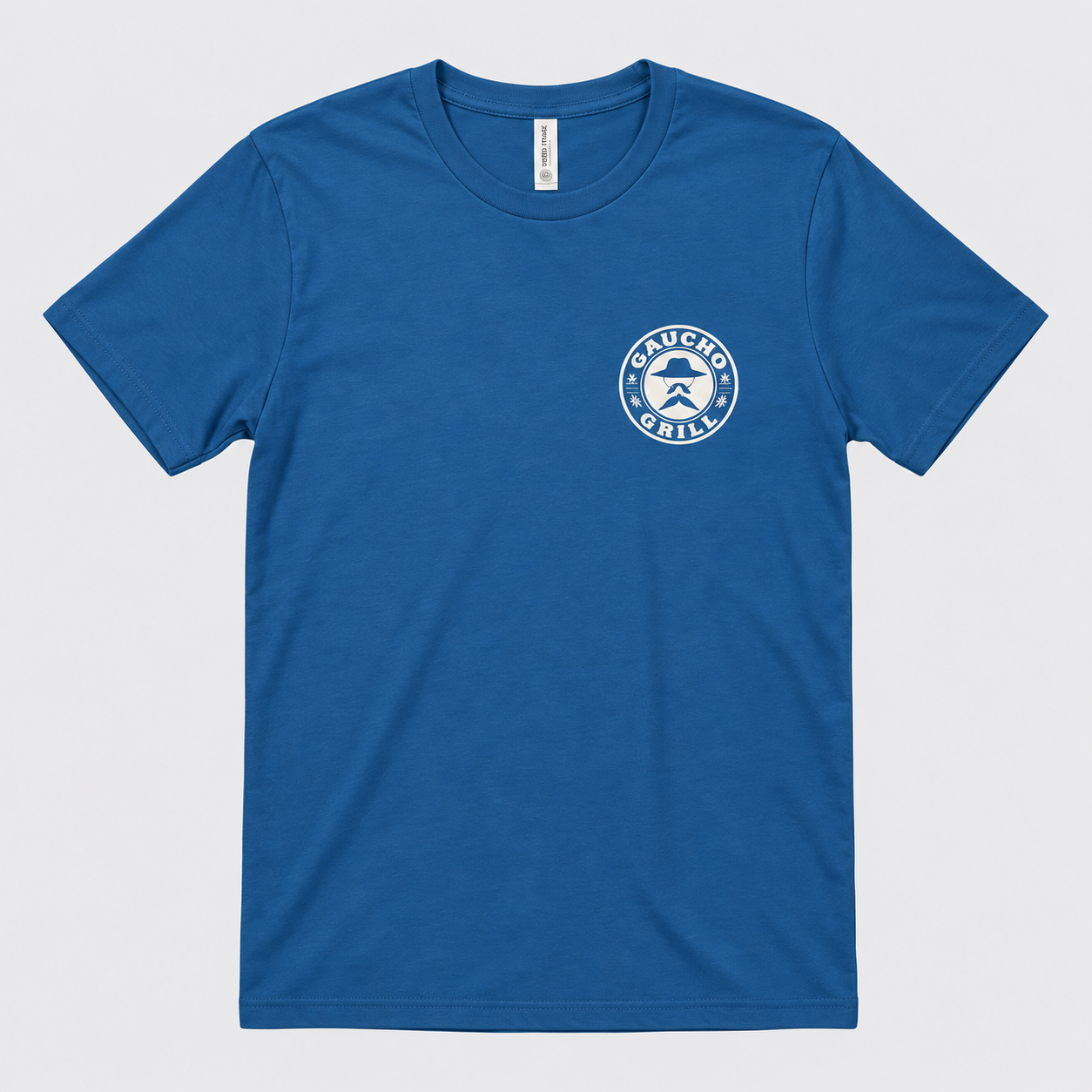 Camiseta azul Gaucho Grill.png