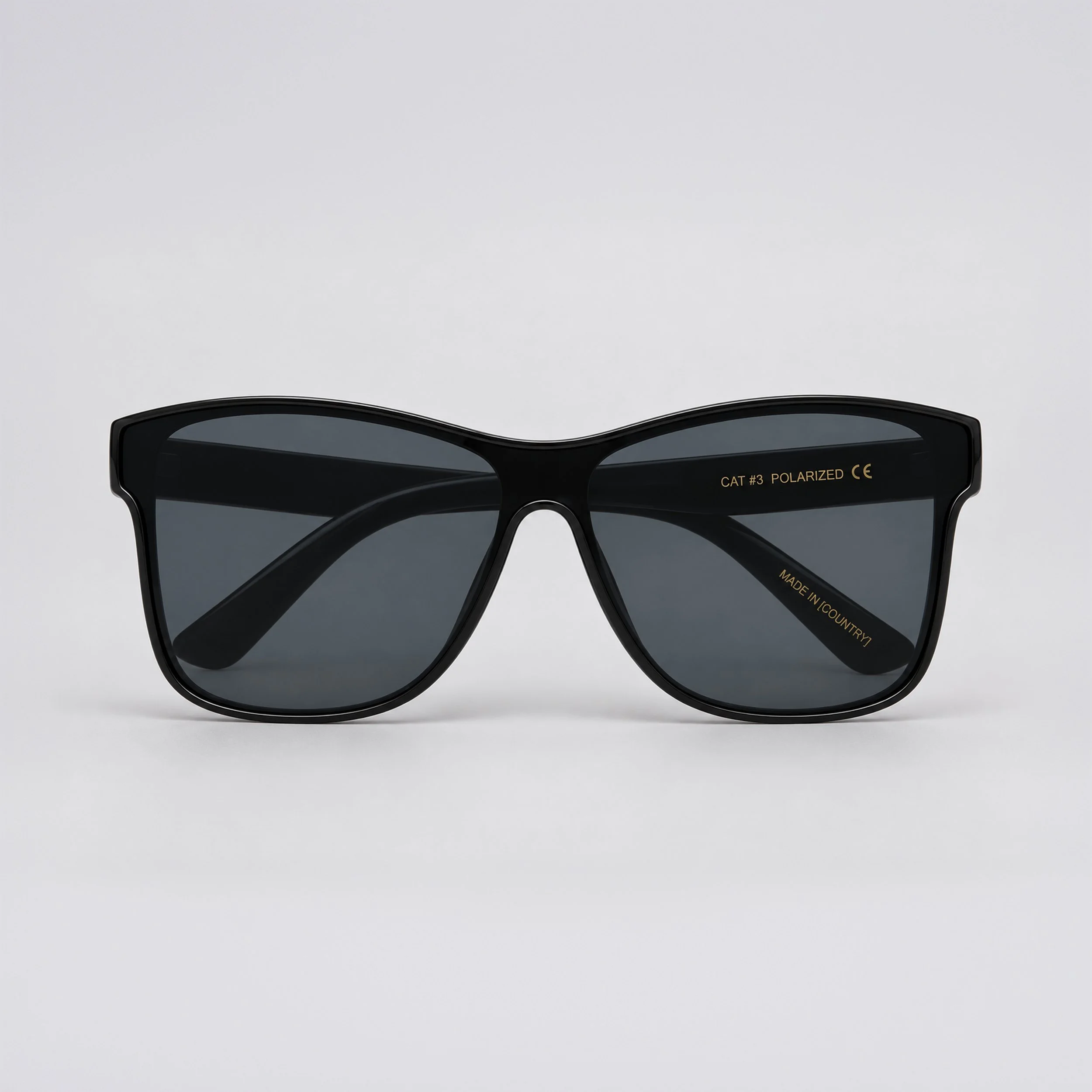 Black Polarized Sunglasses (Gaucho Beach)