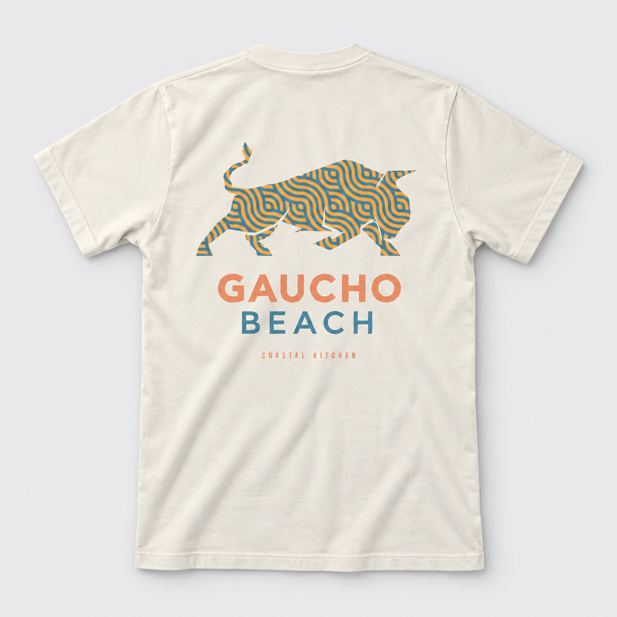 Camiseta Gaucho Beach con Toro Retro.png