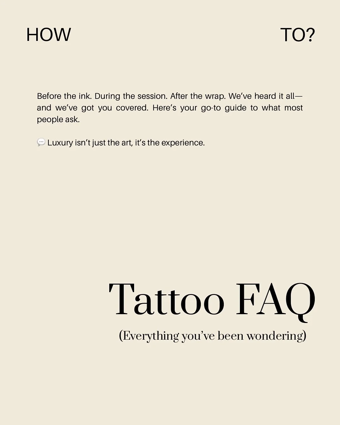 We&rsquo;ve teamed up with our newest member of @thegreyareastudios Fine-Line Felix to answer all your questions regarding tattooing. 

Before, during and after always #askyourartist ✨
We are always here to help 🫶

#tatttooaftercare #tattooquestions