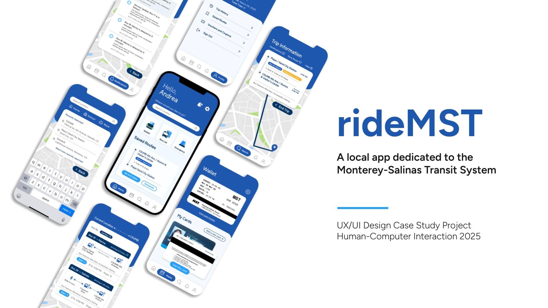 rideMST (UI/UX Design)