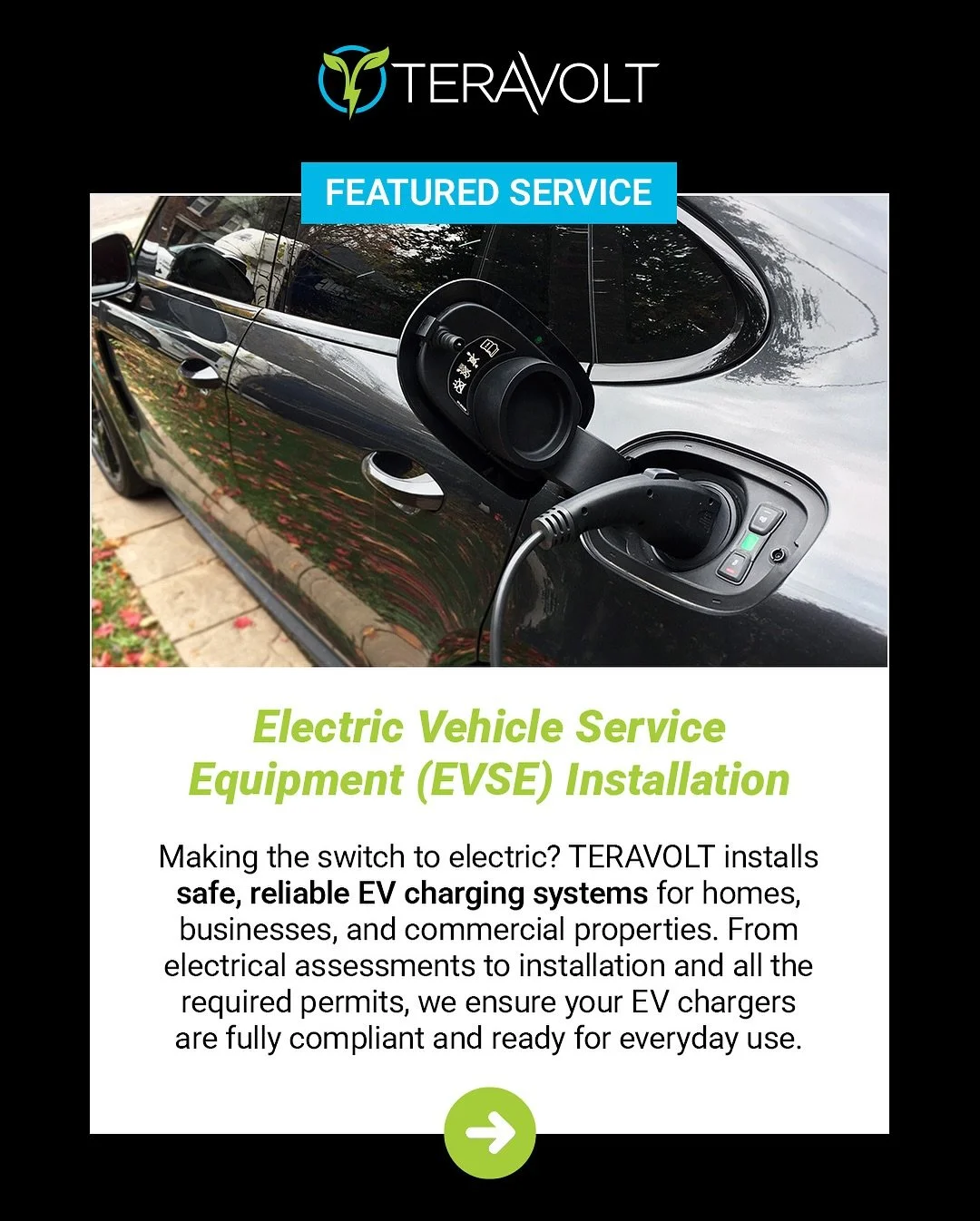 Need an EV Charger Installed? 🔋 We&rsquo;ve Got You Covered.

Installing an EVSE station at home should be simple and safe, and we make sure it is. Every installation is completed to code with ESA permit so you can charge your electric vehicle confi