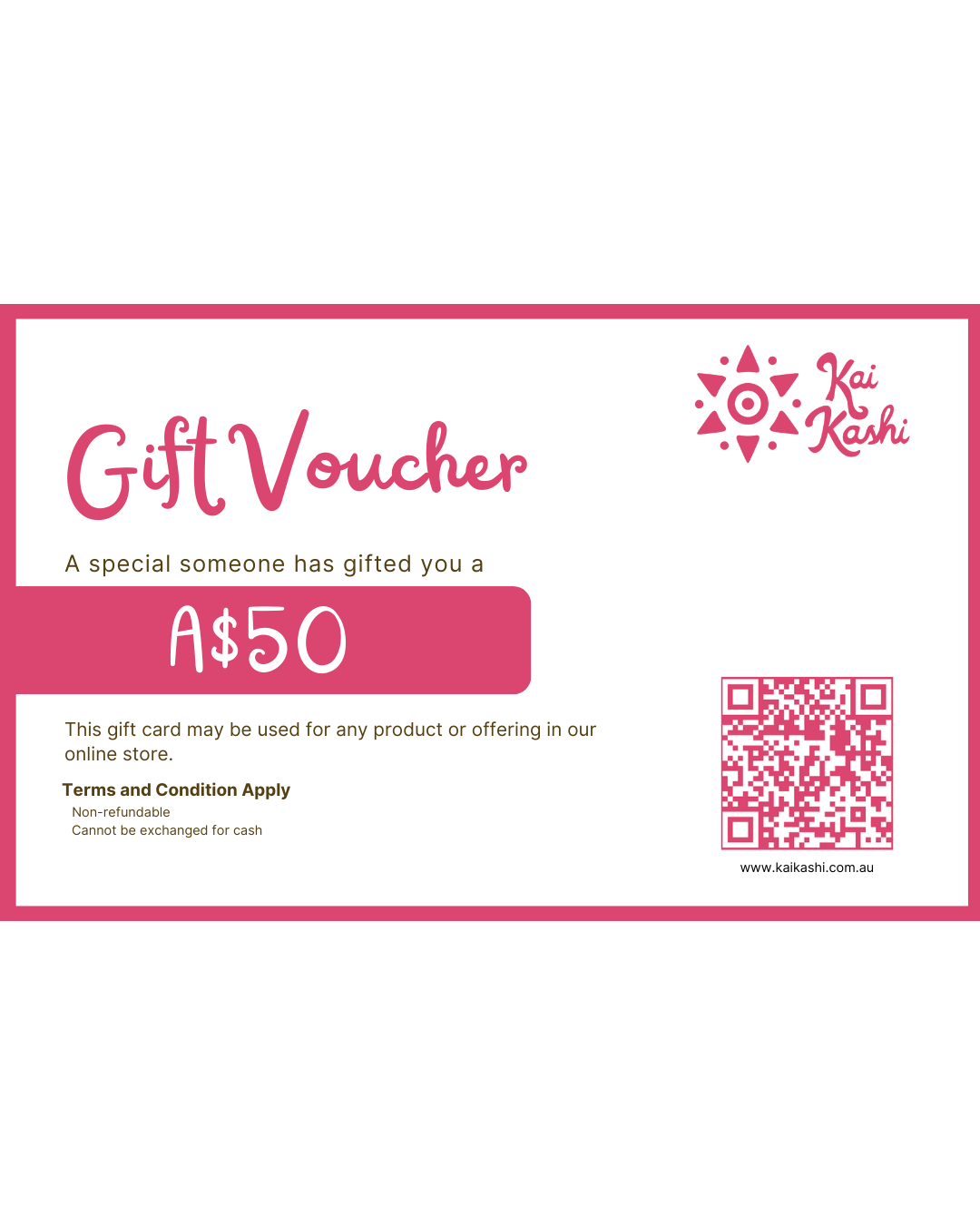 KaiKashi Gift Voucher