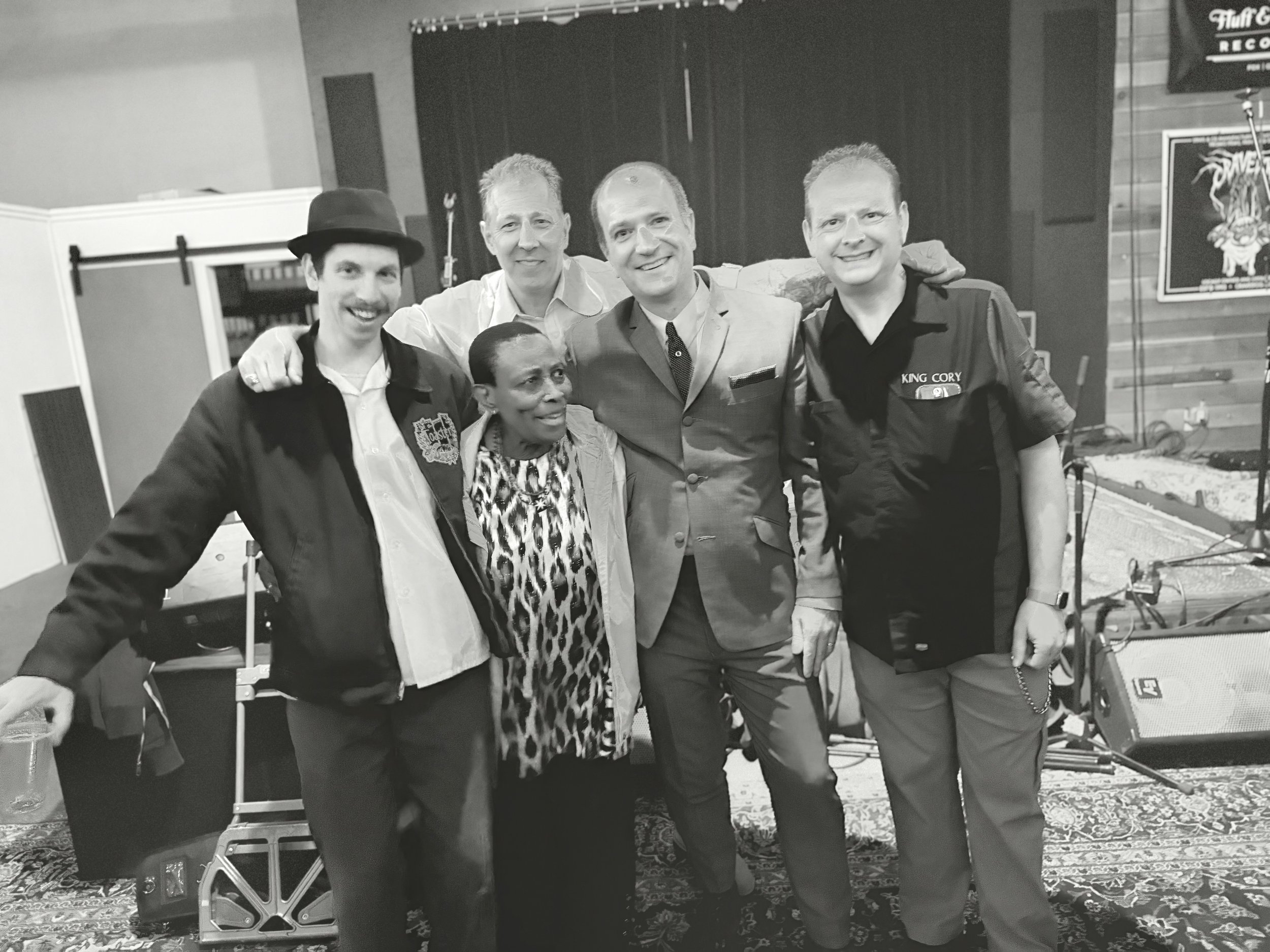 Hep Greg, Norma Fraser, DuMp-TrUcK, The Grand Yoni and King Cory of the IMPACT! Sound after the Norma Fraser show in Portland, April 2025