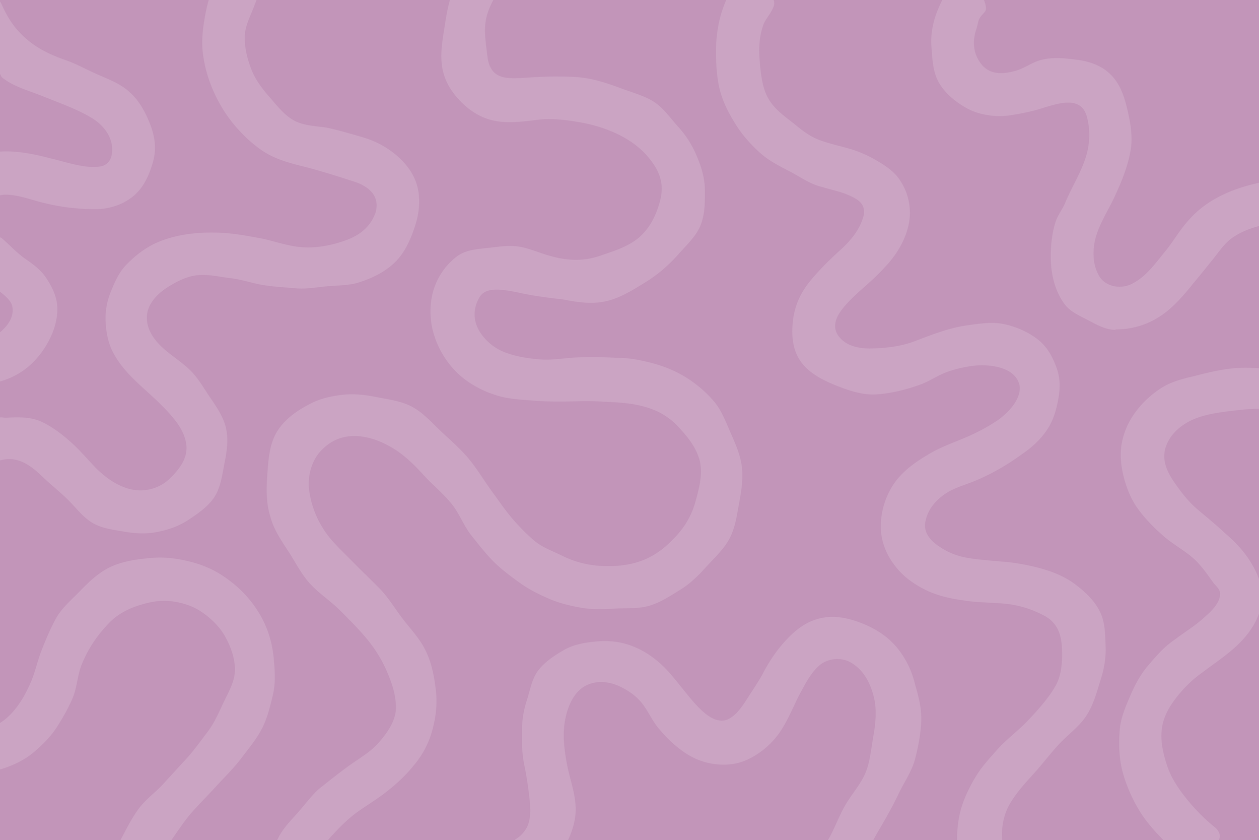 Light purple background with wavy, irregular, darker purple lines creating an abstract pattern.