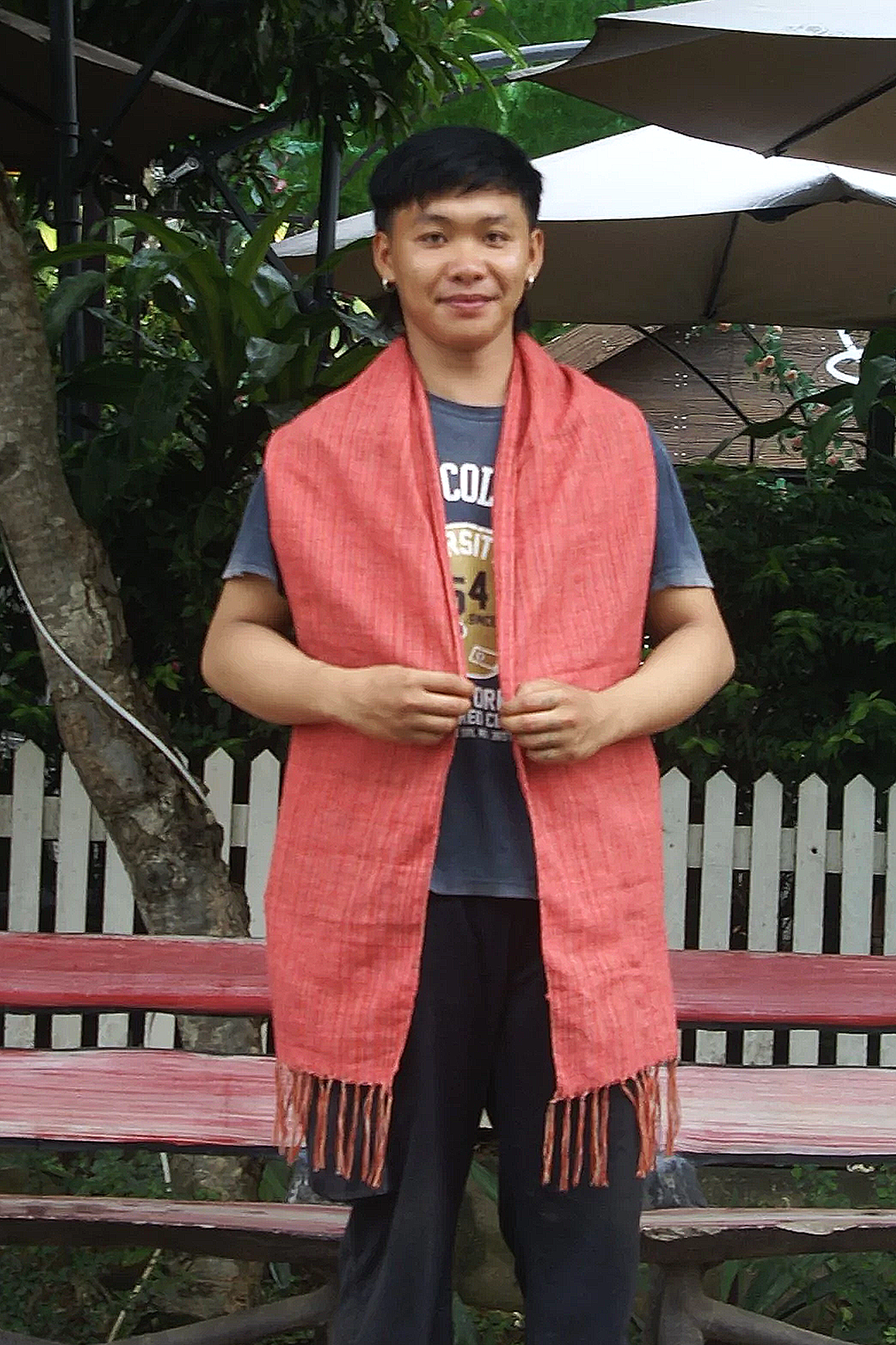 Schal Terracotta