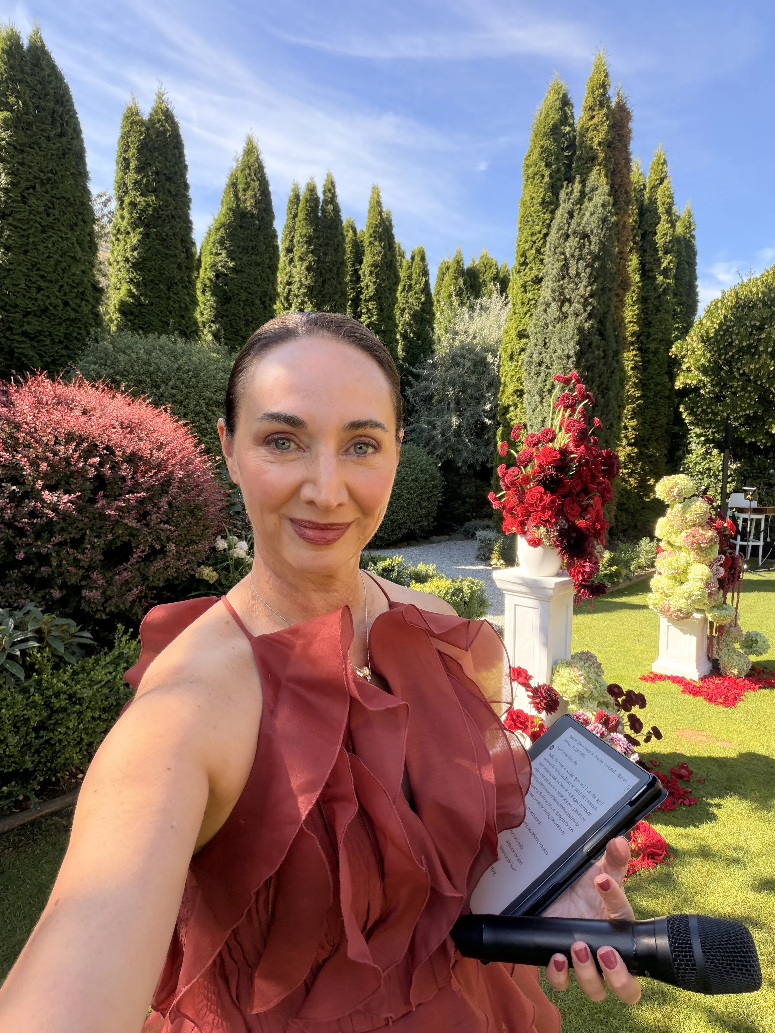 Queenstown wedding at Winehouse. Queenstown wedding venue. autumn wedding queenstown