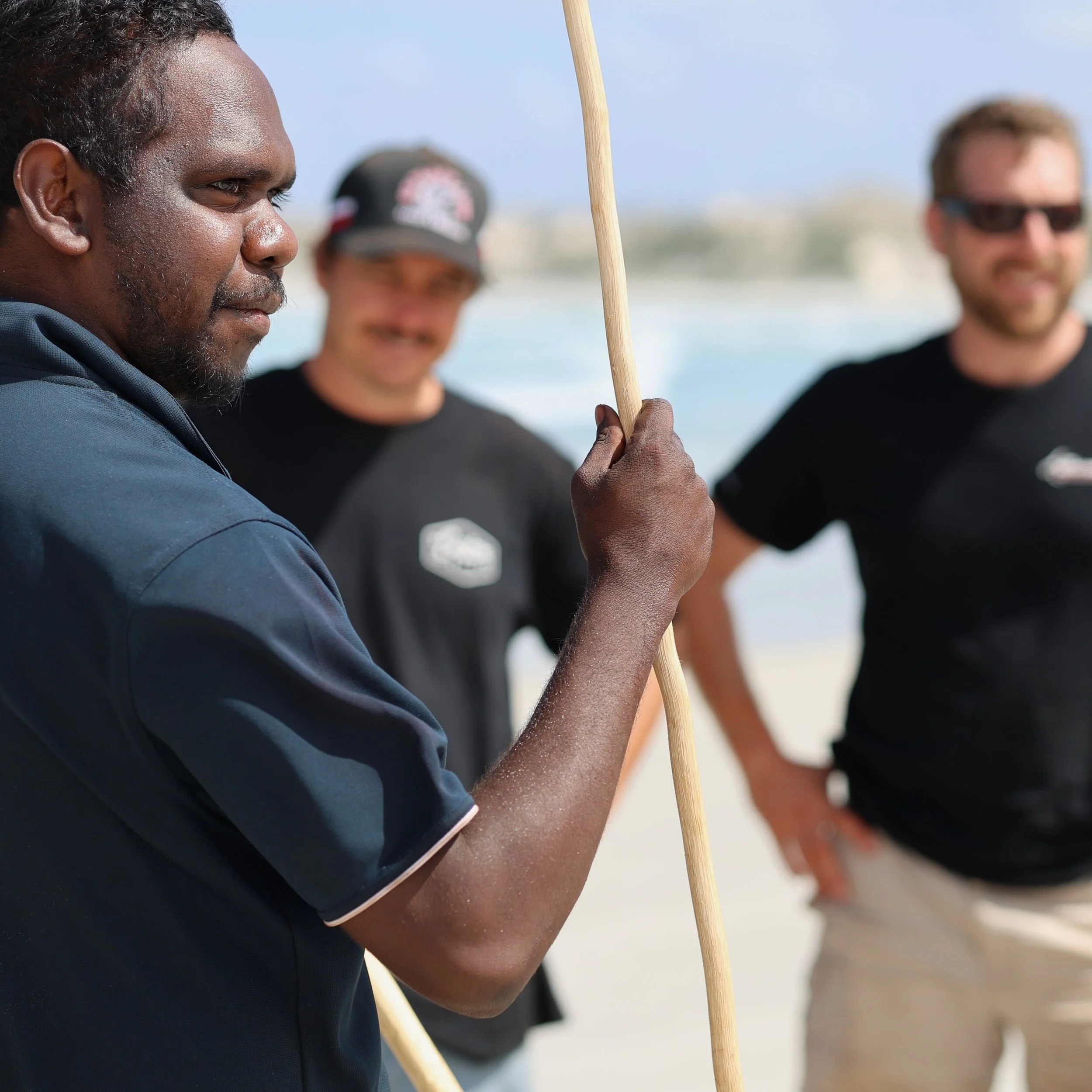 Meet Sid.

Naturally gifted on-Country guide. Handy with a gara (spear). Loves heading out and showing visitors around East Arnhem Land.

When he's not with us, Sid mentors the next generation through @rirratjingu's Barawun Centre, guiding people thr