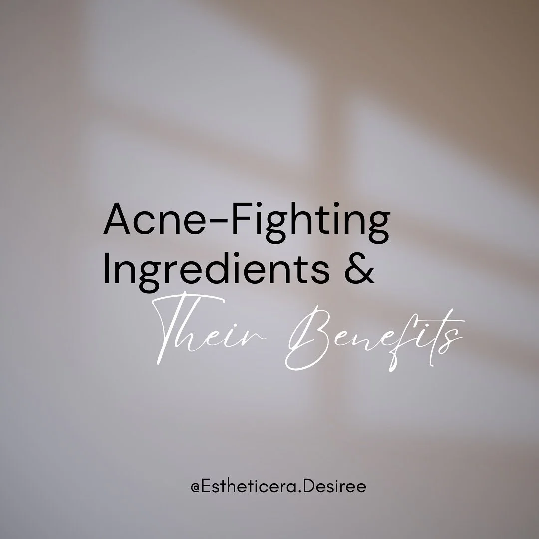 ALL my acne bootcamp clients hear me dropping all these random ingredients names, but what do they actually do for your acne?!
#acne #acneproneskincare #acneesthetician #acneexpert