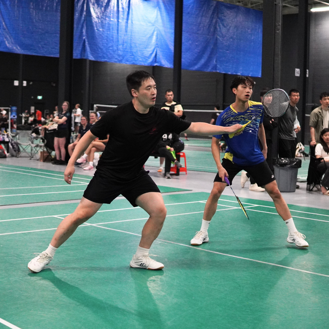 Men's Doubles badminton