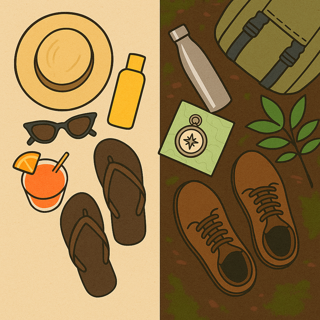 Vacationing vs Adventuring