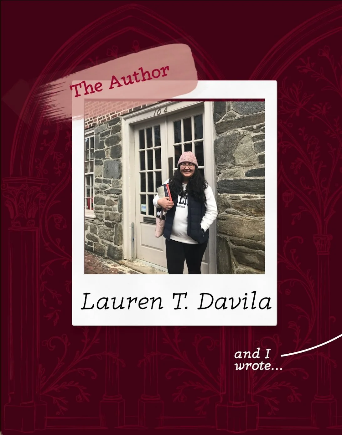 ✨The Author ✨The First Page✨The Cover