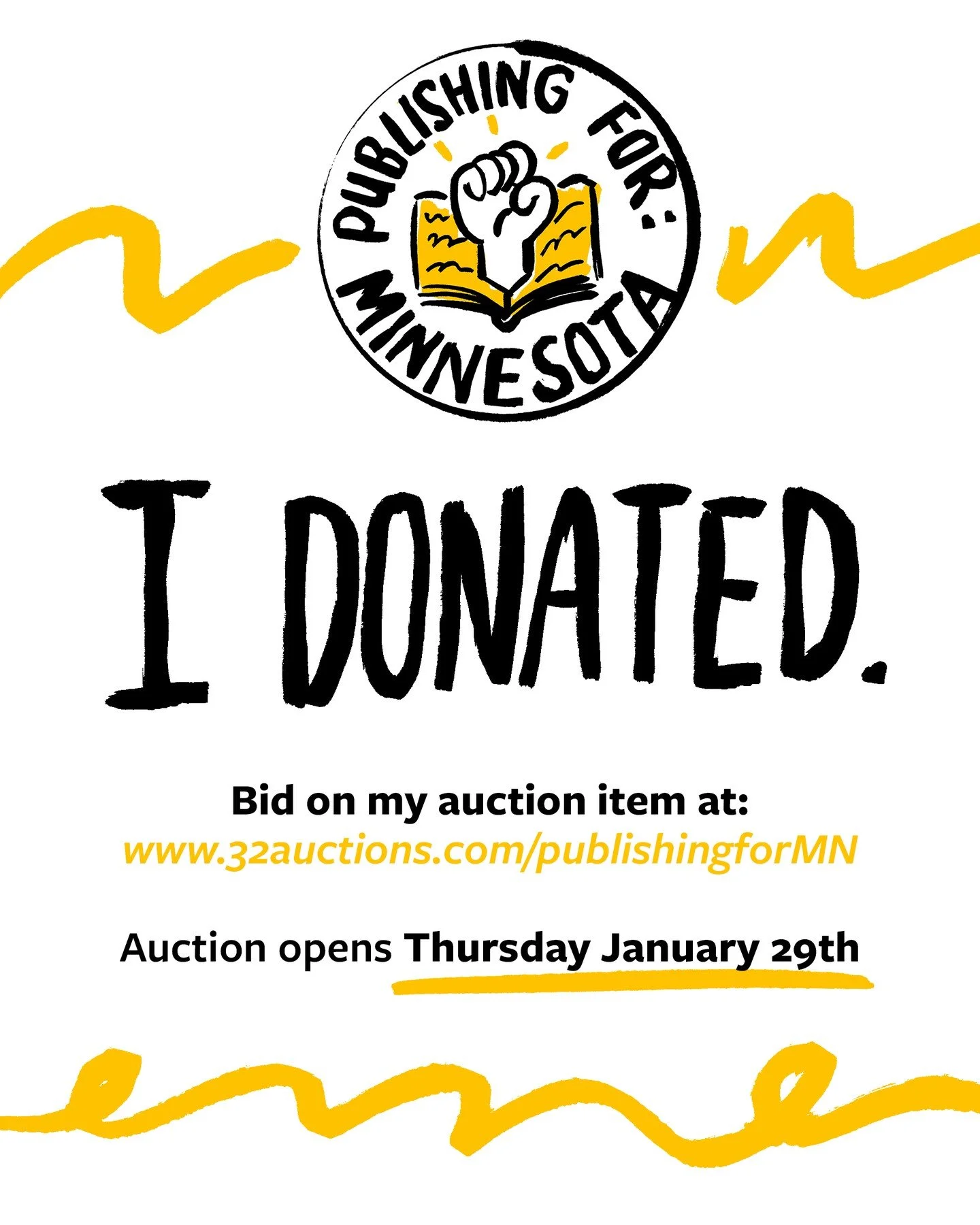 Making sure to post that I joined an amazing group of authors, illustrators, agents, and editors who believe in collective support and action for the atrocities happening in Minnesota and around the US. In response to the ICE raids and harm to immigr