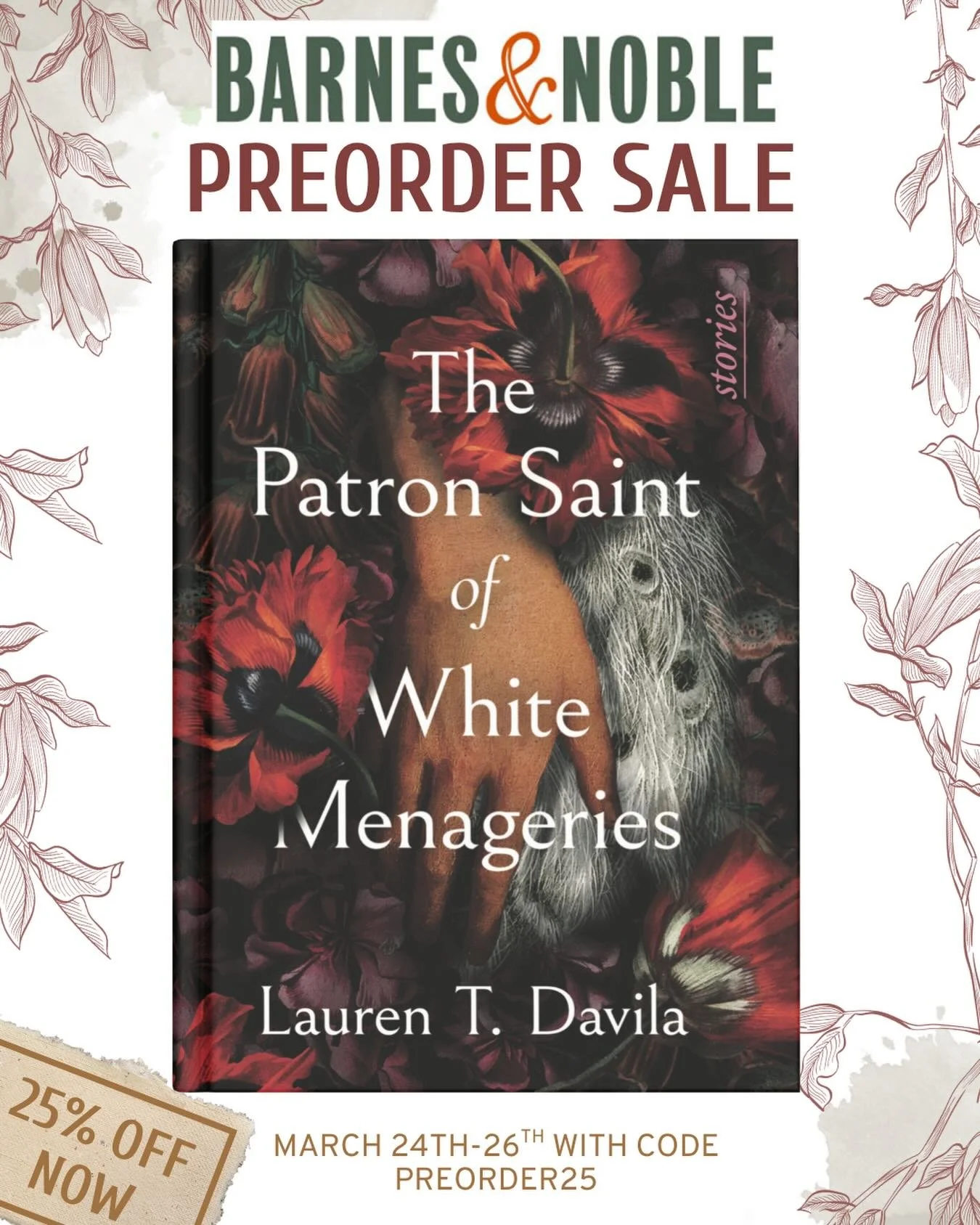 In case you haven&rsquo;t preordered yet, now is the PERFECT time!! 

Patron Saint is available through the #bnpreorder now through the 26th of March! My debut is 25% off so snag it while you can! 

.
.
.
.
.

#writer #debut #fiction #barnesandnoble