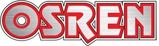 A logo for the Osren brand with red and gray lettering.
