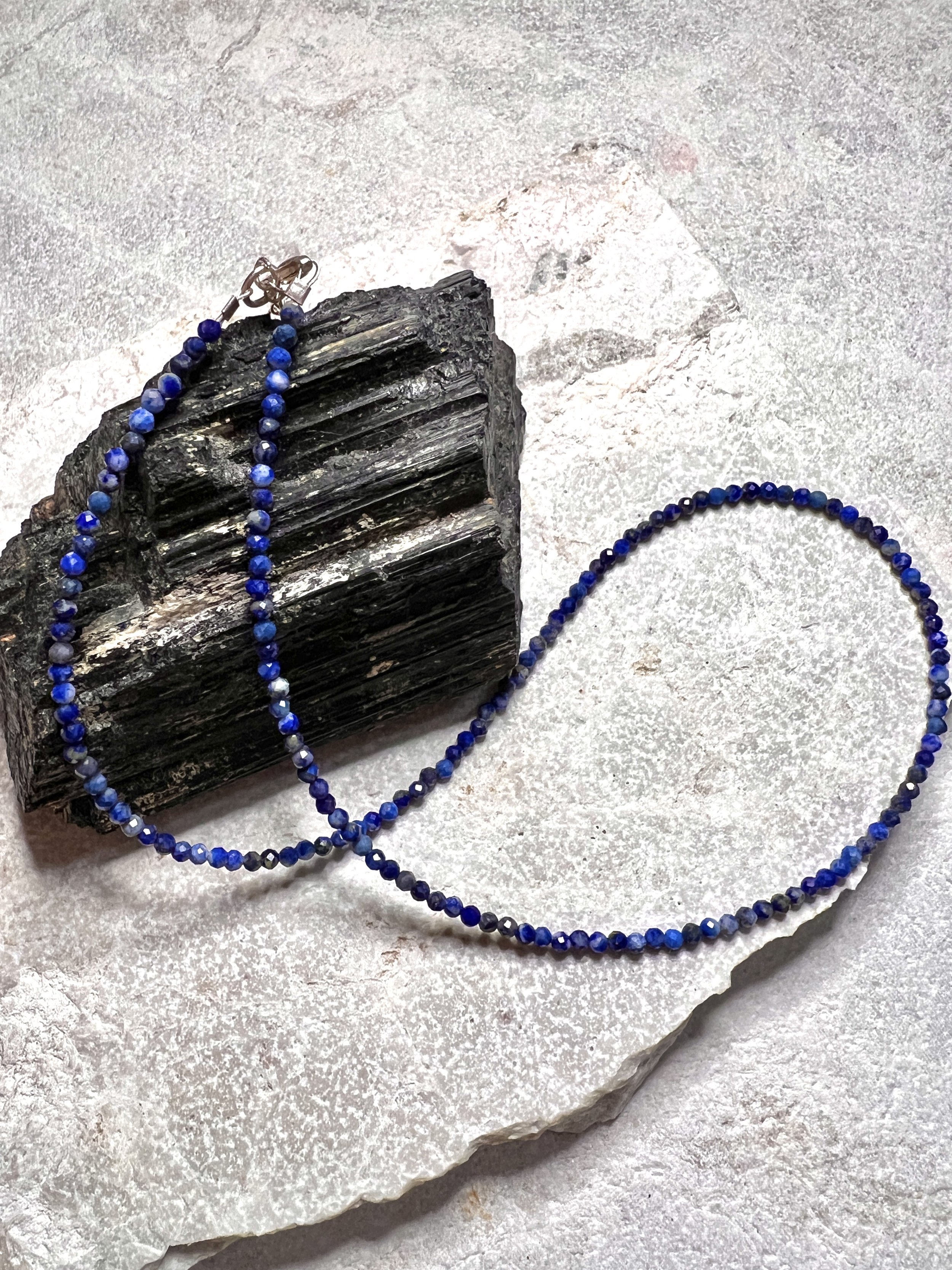 "Azure" Lapis Lazuli Necklace 3mm