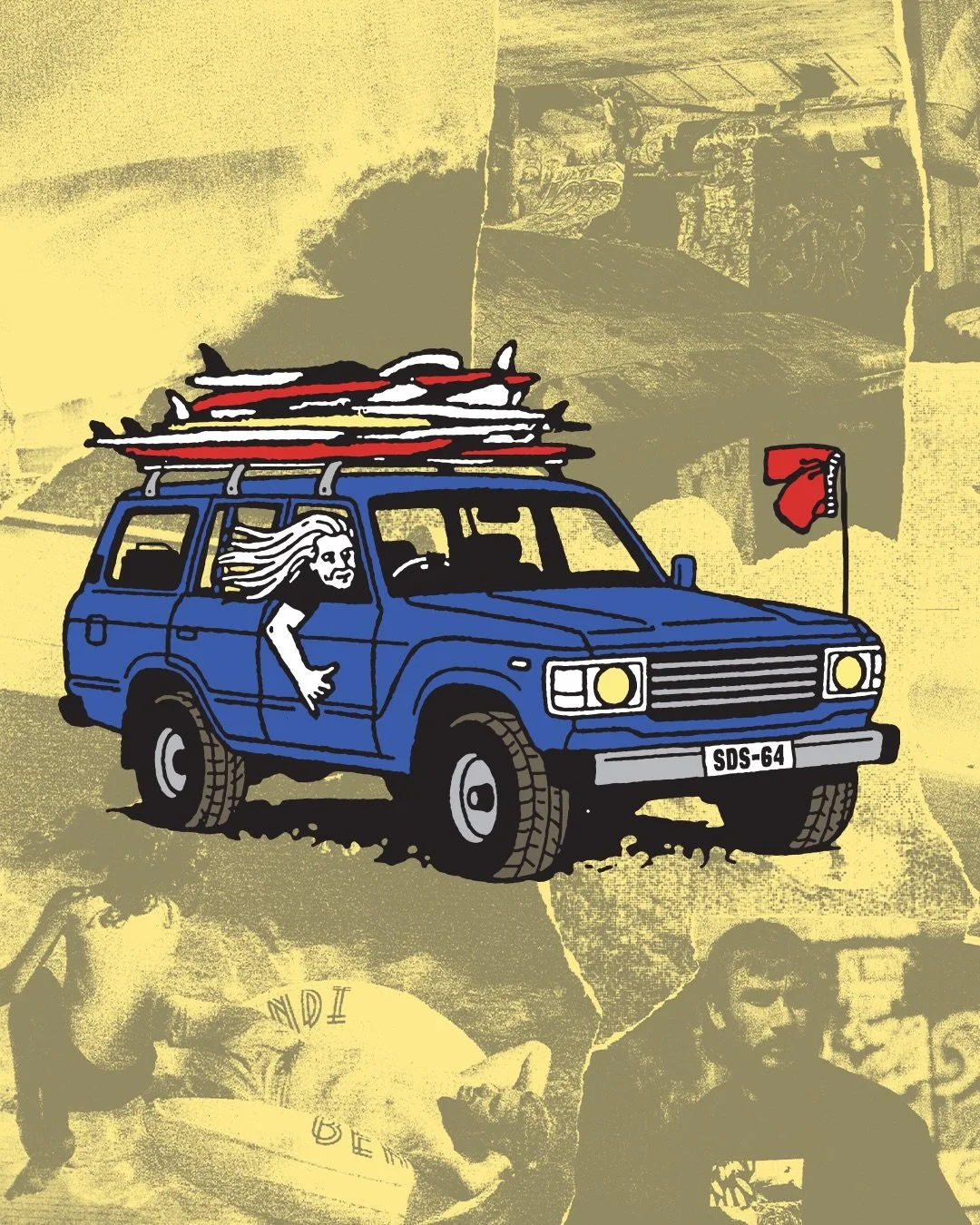 Father&rsquo;s Day Campaign executed for @surfdivenski ✏️

Was fun diving into the roots of SDS and the graphic language that defines them, ultimately coming up with 2 characters that makes up their dad customer: the dad getting after it and the one 