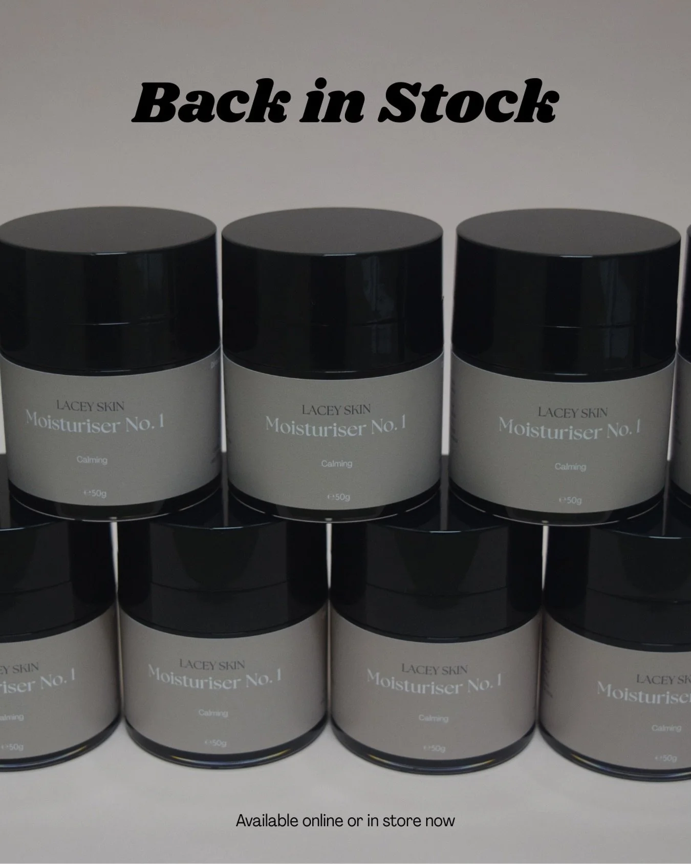 Our best seller, Moisturiser No. 1, is now back in stock!! Get yours now 🫶🏻
