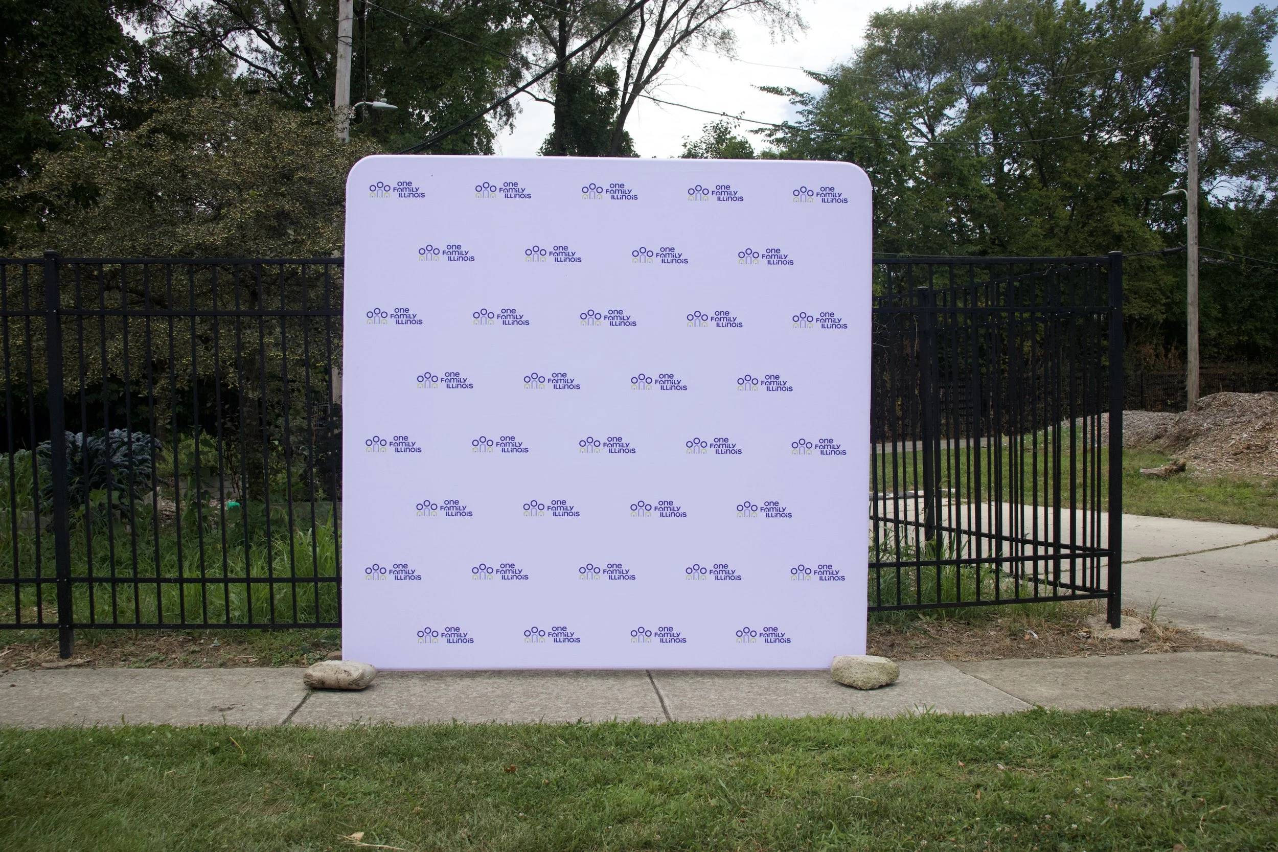 Step & Repeat I ordered for event use! 