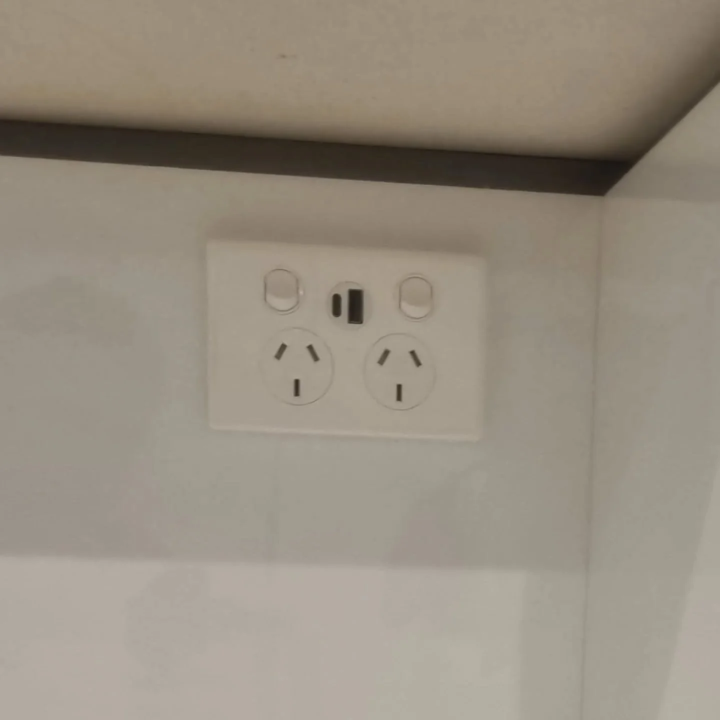 Future-proofed, USB-C and USB right in the wall, no more hunting for chargers🙌
Have an existing power point? No problem we can swap it out.