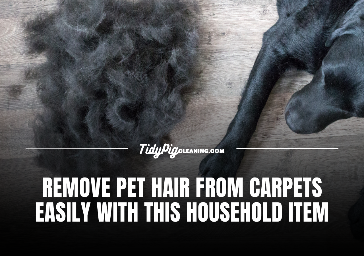 Remove Pet Hair from Carpets Easily with This Household Item