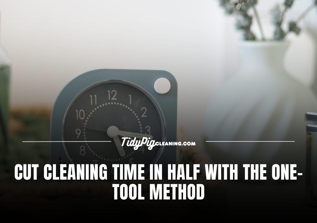 Cut Cleaning Time in Half with the One-Tool Method