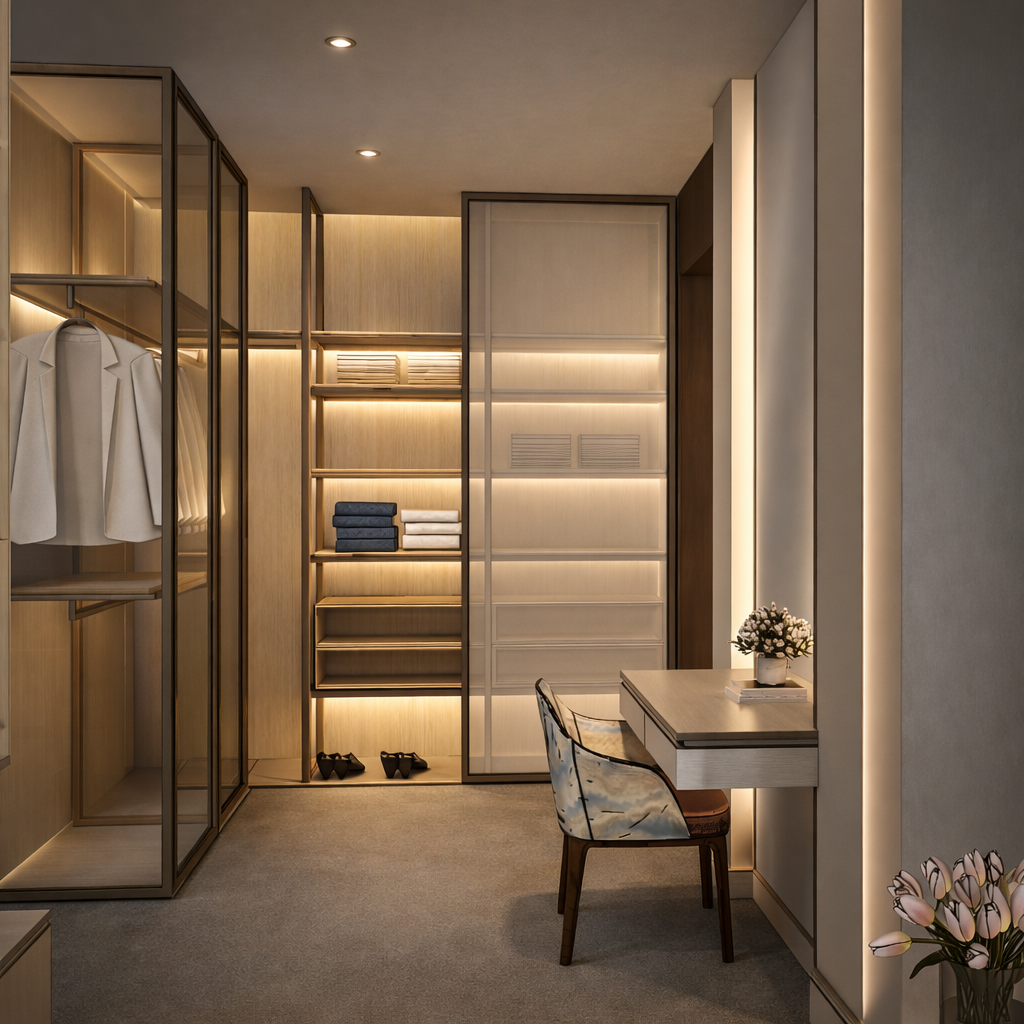 Warm-toned walk-in closet and vanity.png