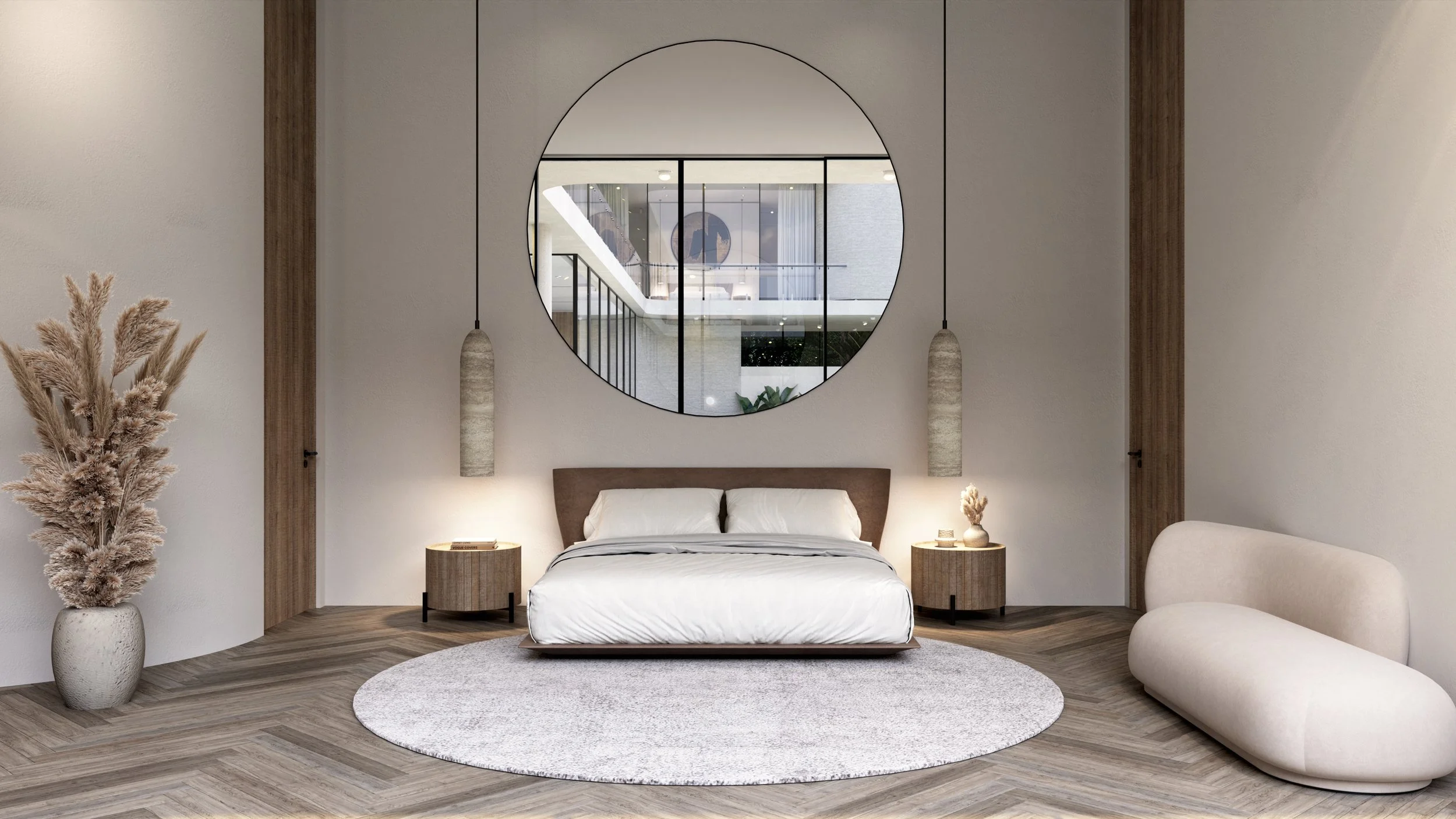 Arra Estate, Luxury Villas in Uluwatu, Bali - bedroom with sofa
