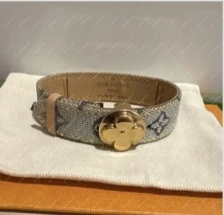 Louis Vuitton Canvas Monogram Good Luck Bracelet- Authentic Pre-Owned