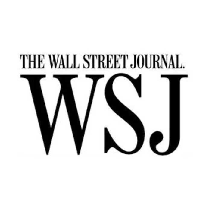 Logo of The Wall Street Journal with large bold letters WSJ and the journal's name above.