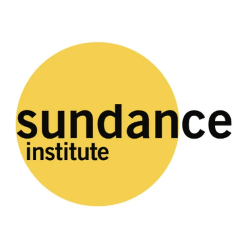 Sundance Institute logo with a yellow circle and black text