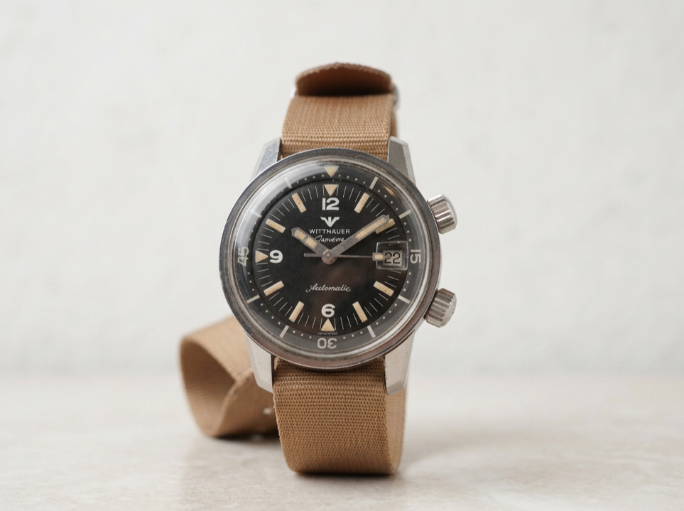 Wittnauer Genève Super Compressor Ref. 8007 Circa 1960s