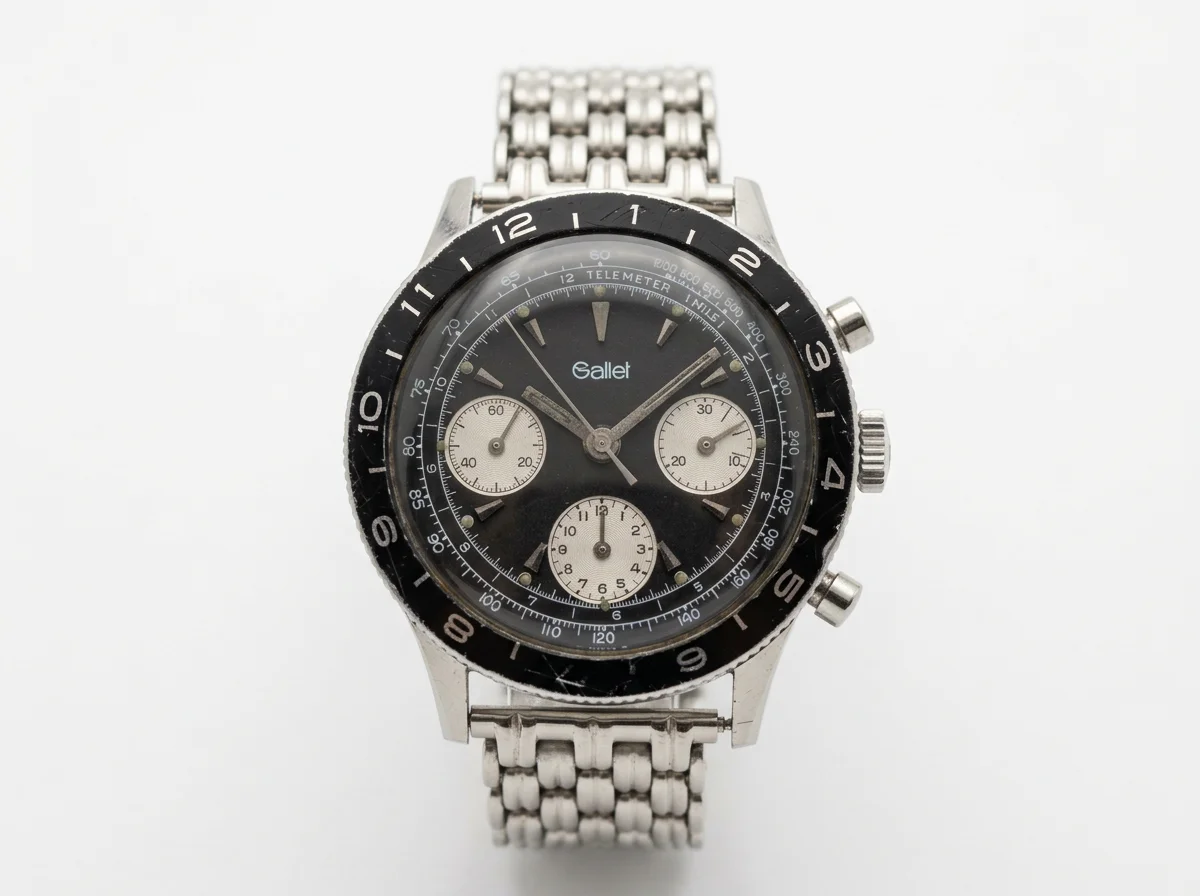 Gallet Multi-Chron Pilot Circa 1960s