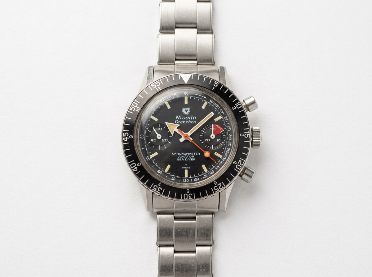 Nivada Grenchen Chronomaster Circa 1960s