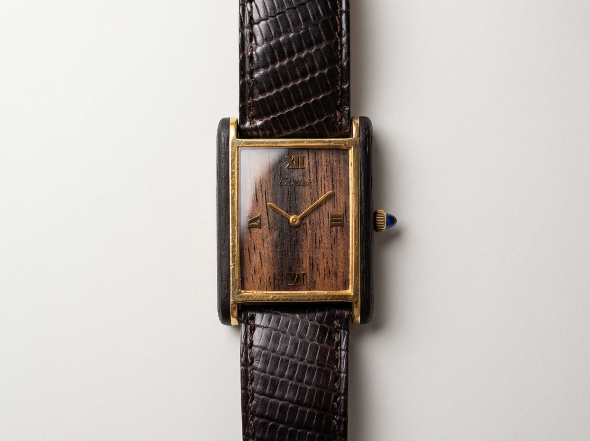 Cartier Tank Pallisandre Circa 1980s