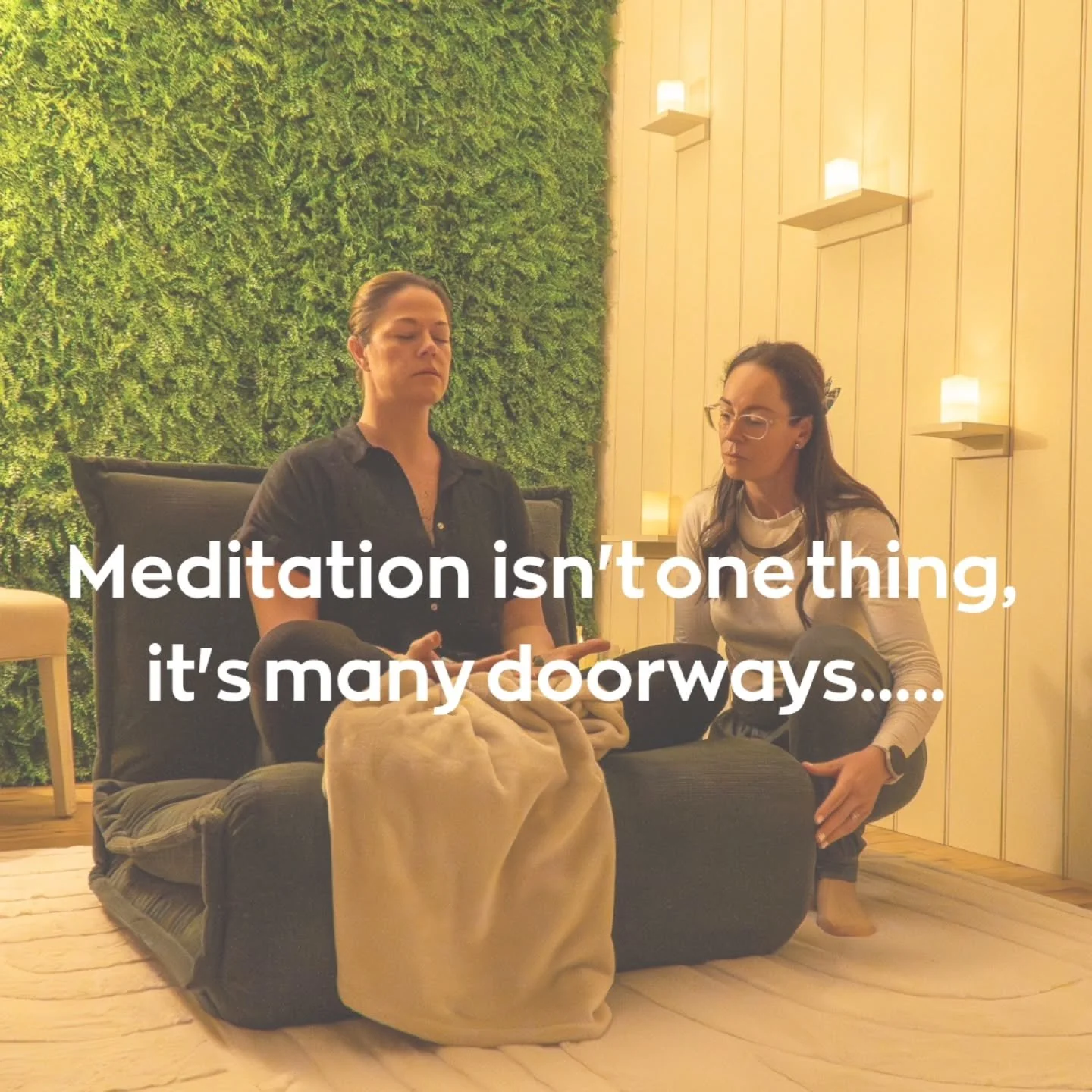 Let me help you build a meditation practice that doesn't feel forced ✨️.