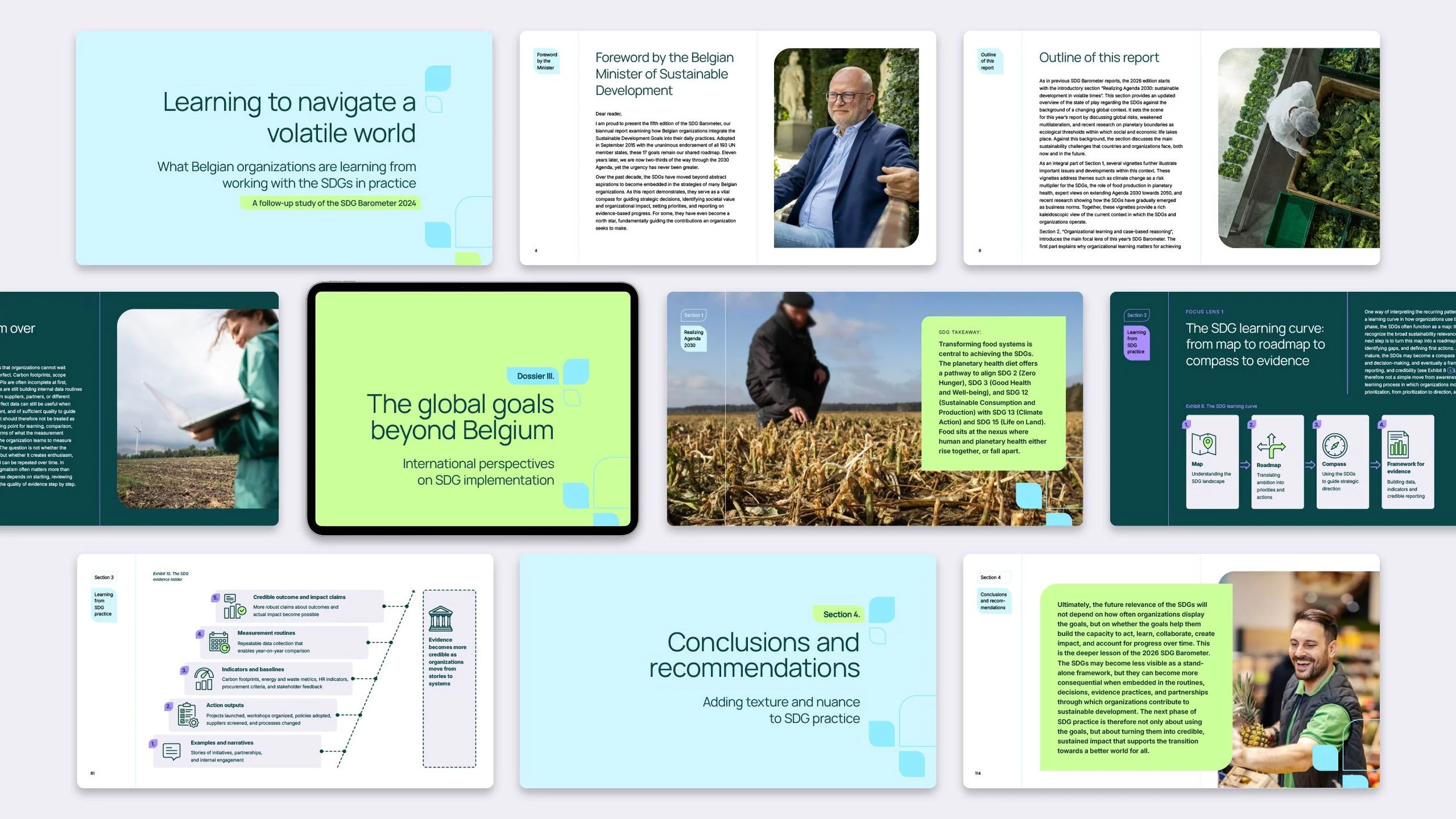 Vormgeving van digitaal onderzoeksrapport van de SDG Barometer 2026