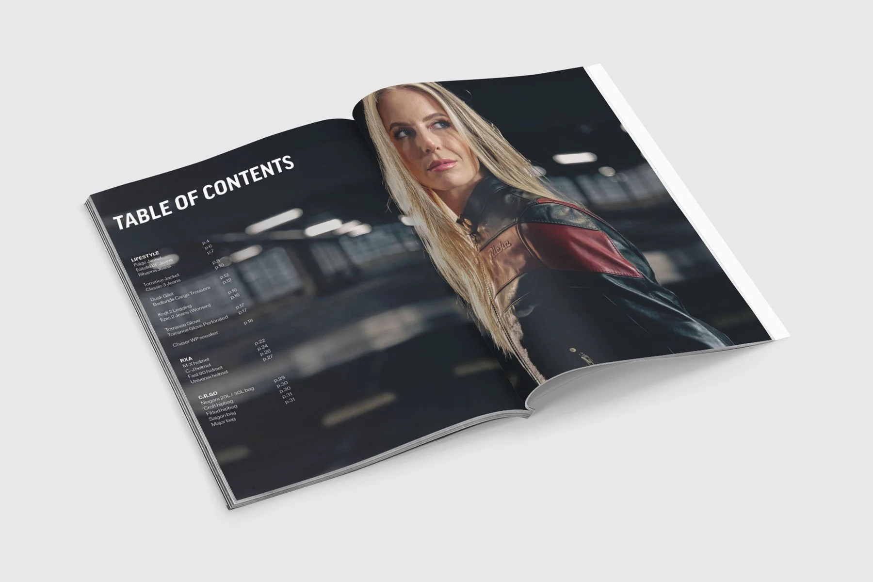 Richa Motorclothes: ontwerp brochures en verpakkingen
