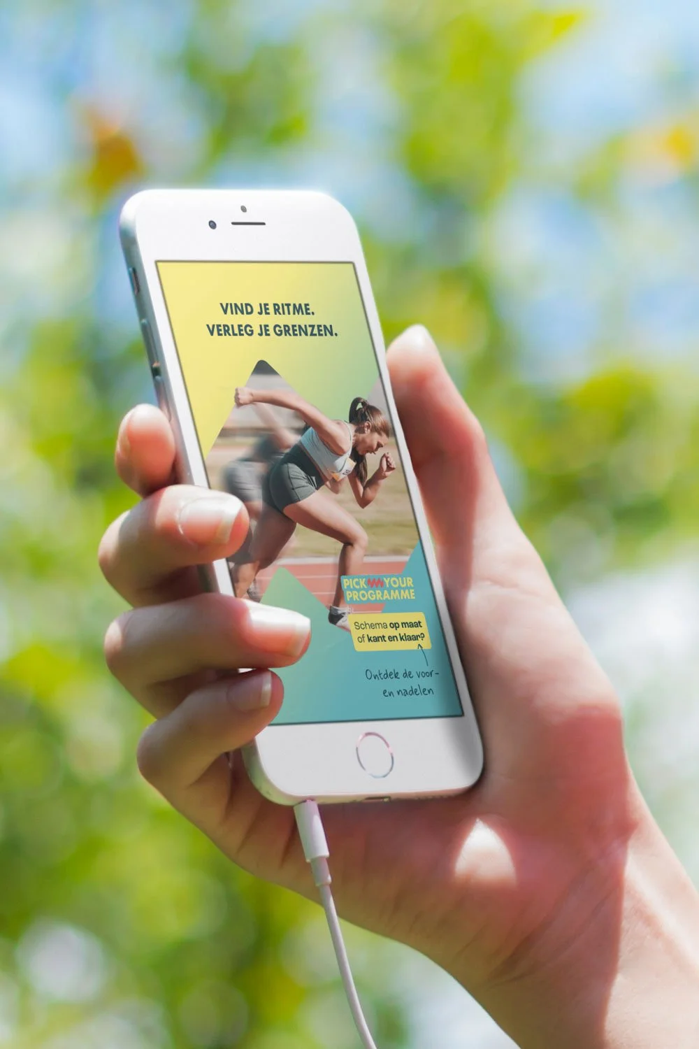 Cadans sportcoaching: branding en websitedesign met ritme