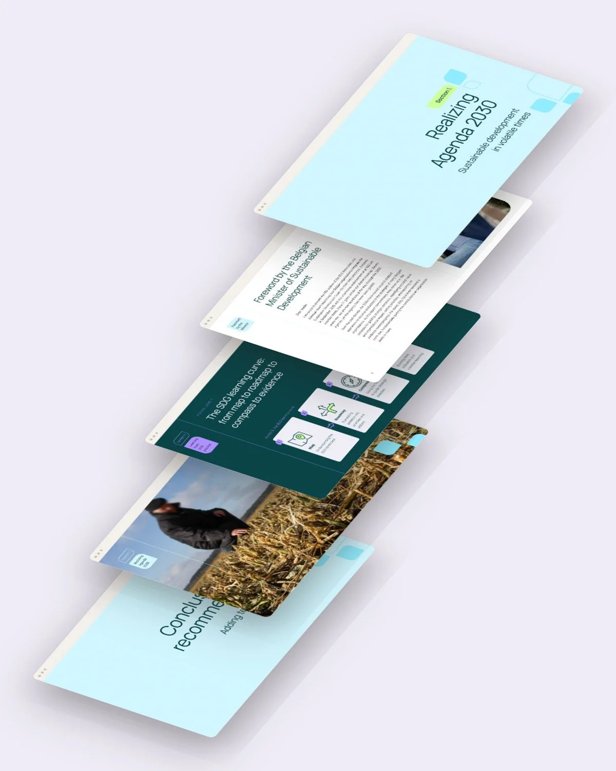 Grafisch ontwerp SDG Barometer 2026 onderzoeksrapport