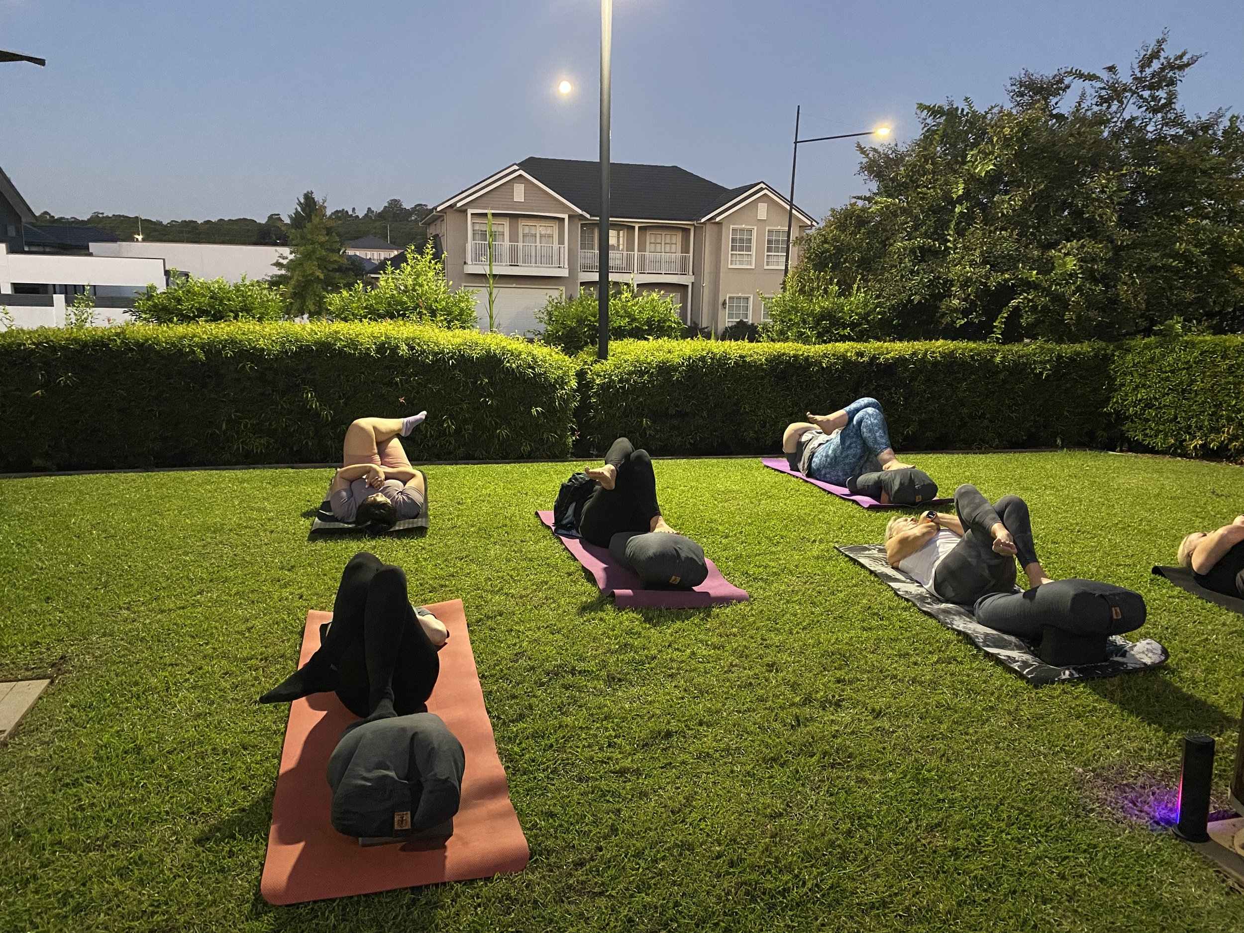 Full moon yoga classes available