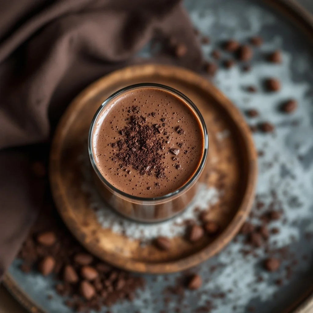 Chocolate Protein Smoothie (no protein powder)