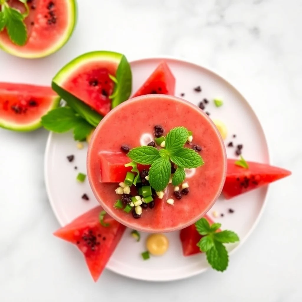 Watermelon and Mint Smoothie