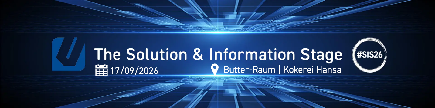 SIS26 Banner mit Informationen zu Ort und Datum
