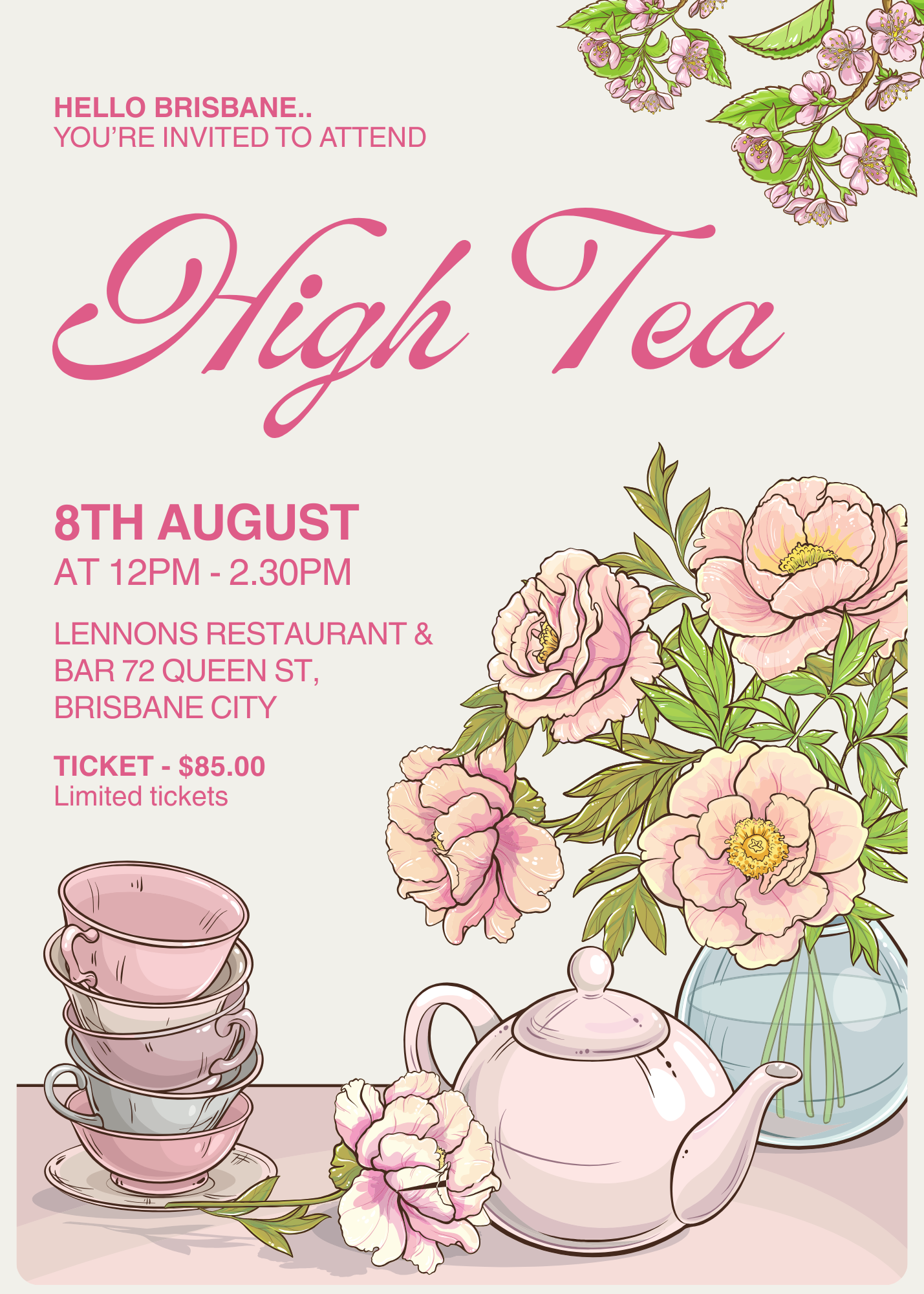 Fabulous AF (after forty) High Tea...