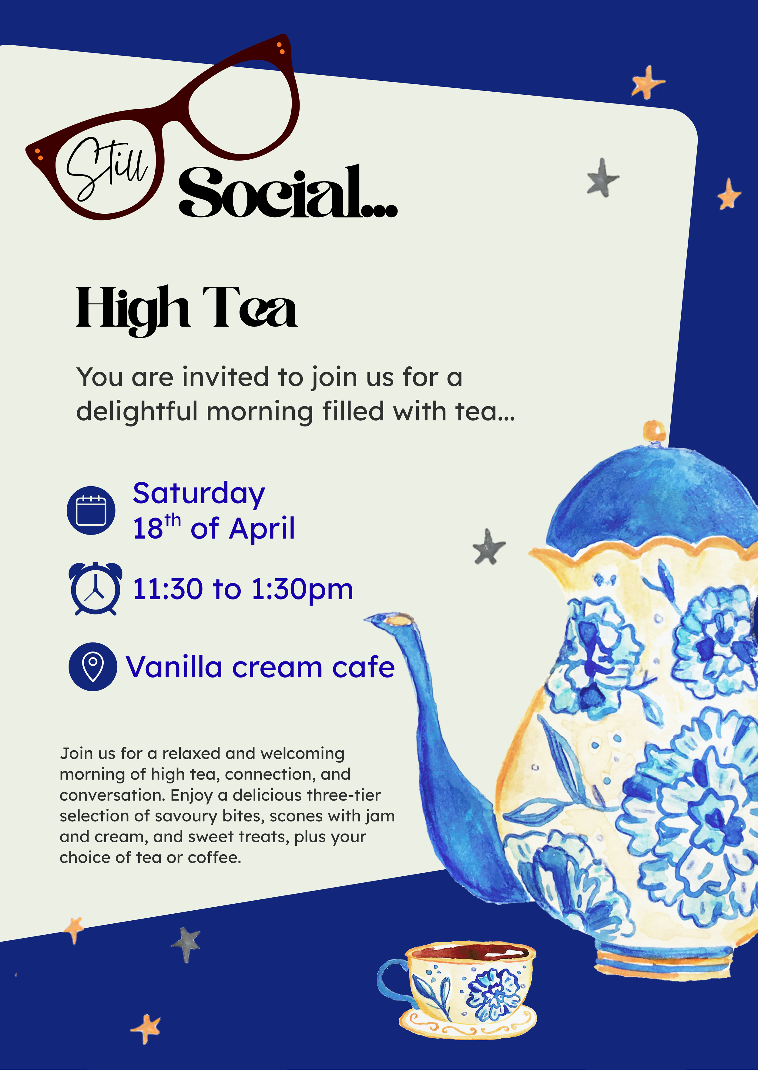 High Tea - Still Social Event