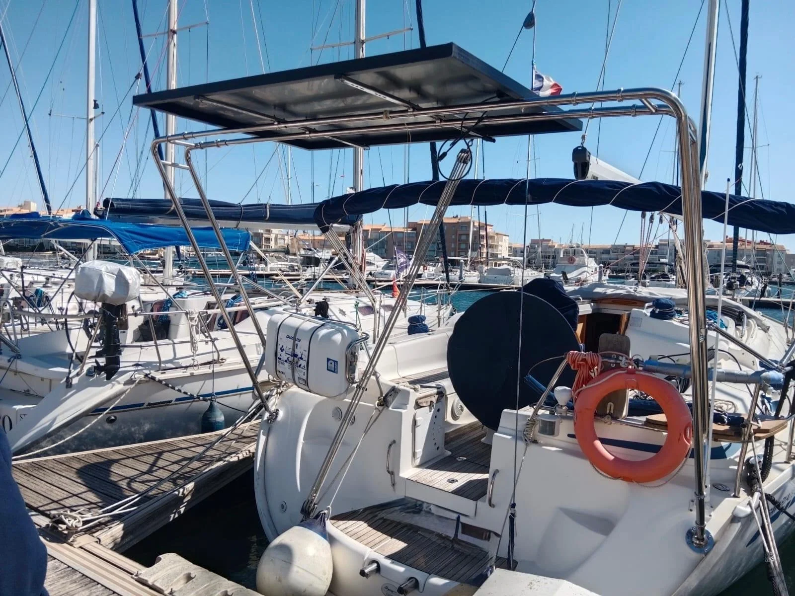 arco de popa para velero Bavaria 39 cruser